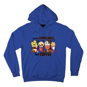 Fueled By Coffee & Spooky Vibes Coffee Lover Halloween Gift Hoodie