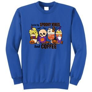 Fueled By Coffee & Spooky Vibes Coffee Lover Halloween Gift Sweatshirt