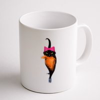 Funny Black Cat Lady With Chucks Trump Hair Vote Kamala 2024 Coffee Mug