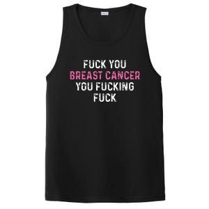 Fuck Breast Cancer Funny Breast Cancer Awareness PosiCharge Competitor Tank