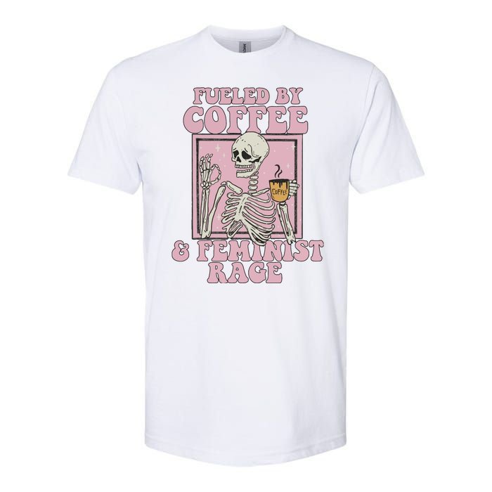 Fueled By Coffee And Feminist Rage Softstyle CVC T-Shirt