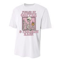 Fueled By Coffee And Feminist Rage Performance Sprint T-Shirt