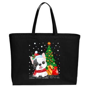 French Bulldog Christmas Tree Gift French Bulldog Christmas Gift Cotton Canvas Jumbo Tote