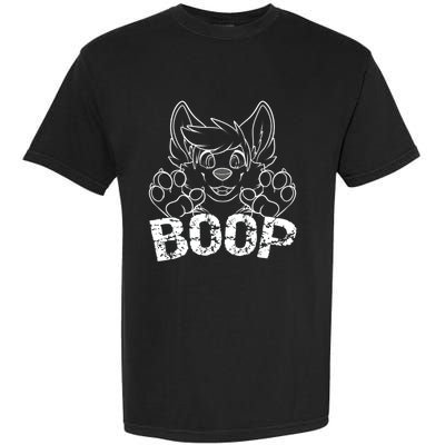 Fursuit BOOP Cute Puppy Dog Furry Fandom Saying Garment-Dyed Heavyweight T-Shirt