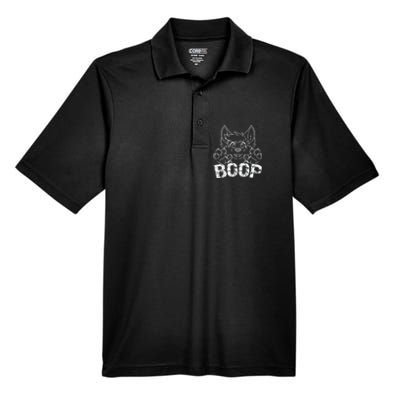 Fursuit BOOP Cute Puppy Dog Furry Fandom Saying Men's Origin Performance Pique Polo