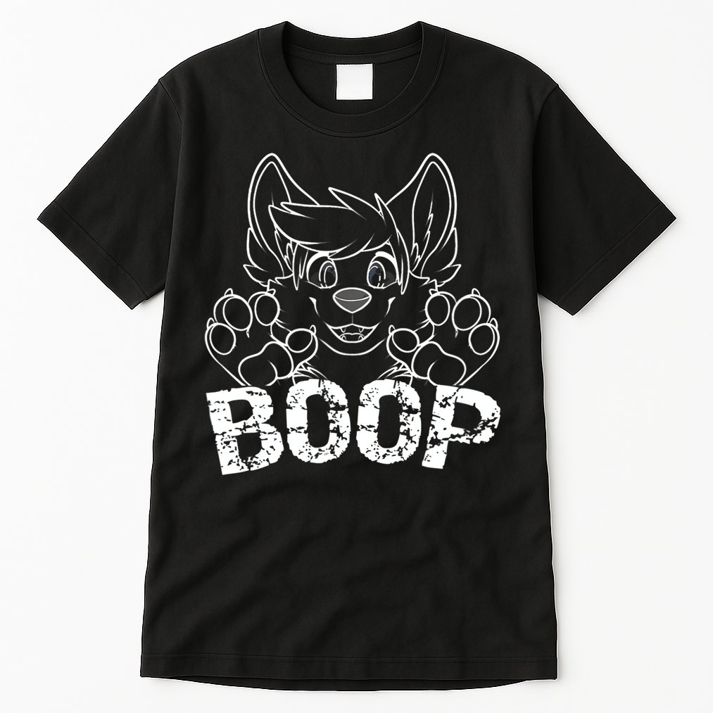 Fursuit BOOP Cute Puppy Dog Furry Fandom Saying Tall T-Shirt