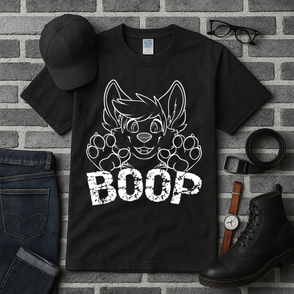 Fursuit BOOP Cute Puppy Dog Furry Fandom Saying Tall T-Shirt