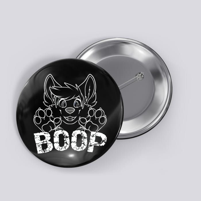 Fursuit BOOP Cute Puppy Dog Furry Fandom Saying Button