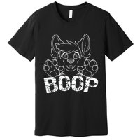 Fursuit BOOP Cute Puppy Dog Furry Fandom Saying Premium T-Shirt