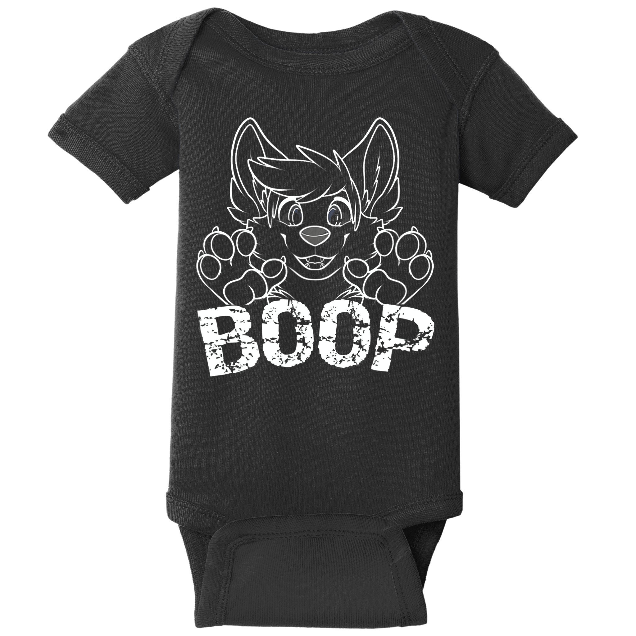 Fursuit BOOP Cute Puppy Dog Furry Fandom Saying Baby Bodysuit