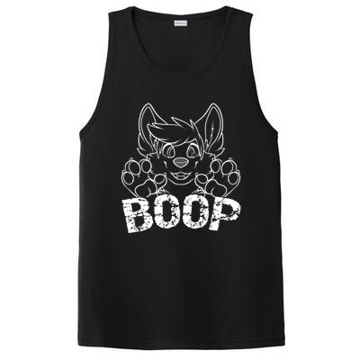 Fursuit BOOP Cute Puppy Dog Furry Fandom Saying PosiCharge Competitor Tank