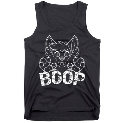 Fursuit BOOP Cute Puppy Dog Furry Fandom Saying Tank Top