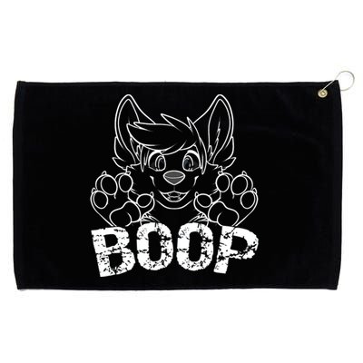 Fursuit BOOP Cute Puppy Dog Furry Fandom Saying Grommeted Golf Towel