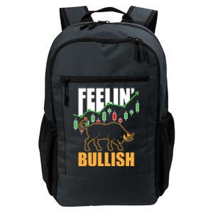 Feelin Bullish Cryptocurrency Blockchain Trader Crypto Gift Daily Commute Backpack