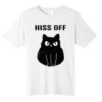 Funny Black Cat Hiss Off Meow Cat Tall Fusion ChromaSoft Performance T-Shirt