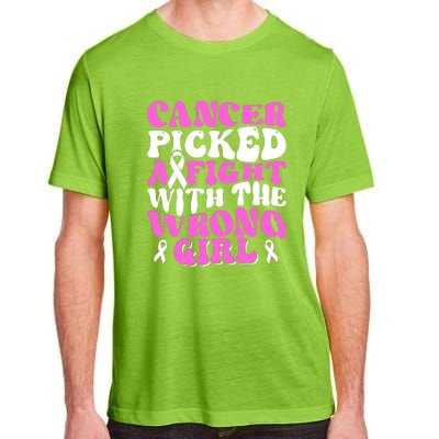 Funny Breast Cancer Pink Ribbon Awareness Design Adult ChromaSoft Performance T-Shirt