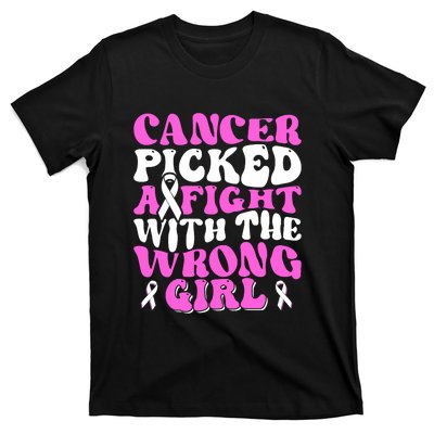 Funny Breast Cancer Pink Ribbon Awareness Design T-Shirt