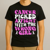 Funny Breast Cancer Pink Ribbon Awareness Design T-Shirt