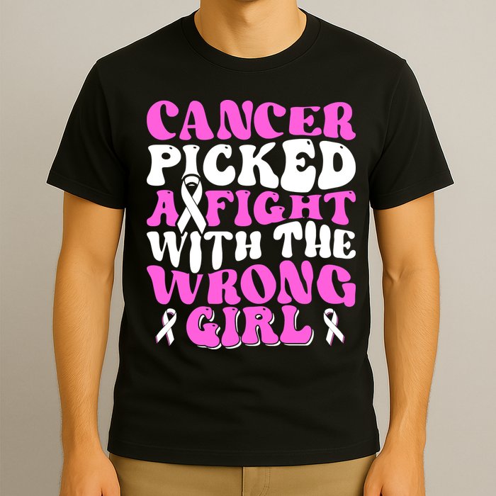 Funny Breast Cancer Pink Ribbon Awareness Design T-Shirt