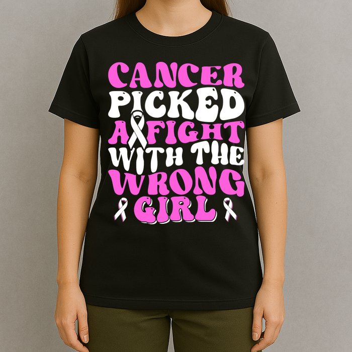 Funny Breast Cancer Pink Ribbon Awareness Design T-Shirt