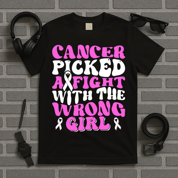 Funny Breast Cancer Pink Ribbon Awareness Design T-Shirt