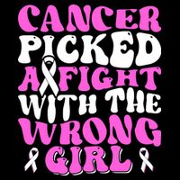 Funny Breast Cancer Pink Ribbon Awareness Design 16 in Basic Backpack