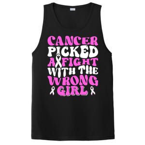 Funny Breast Cancer Pink Ribbon Awareness Design PosiCharge Competitor Tank