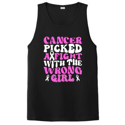 Funny Breast Cancer Pink Ribbon Awareness Design PosiCharge Competitor Tank