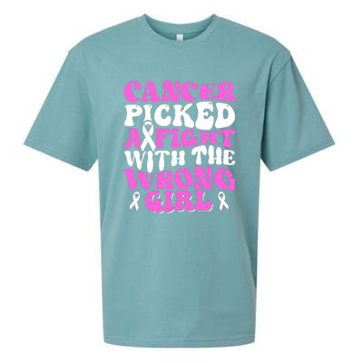 Funny Breast Cancer Pink Ribbon Awareness Design Sueded Cloud Jersey T-Shirt