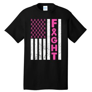 Fight Breast Cancer Breast Cancer Awareness Items Tall T-Shirt