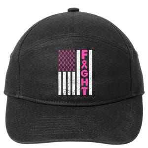 Fight Breast Cancer Breast Cancer Awareness Items 7-Panel Snapback Hat