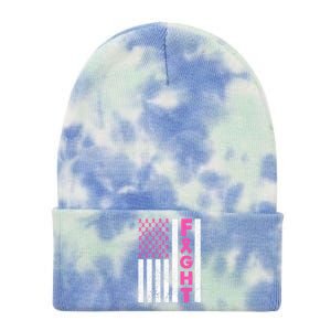 Fight Breast Cancer Breast Cancer Awareness Items Tie Dye 12in Knit Beanie