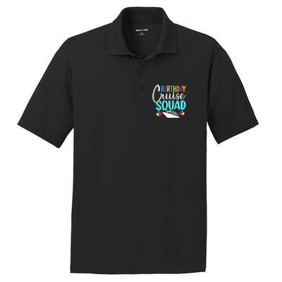 Funny Birthday Cruise Squad Cruising Ship Vacation Party PosiCharge RacerMesh Polo