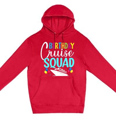 Funny Birthday Cruise Squad Cruising Ship Vacation Party Premium Pullover Hoodie