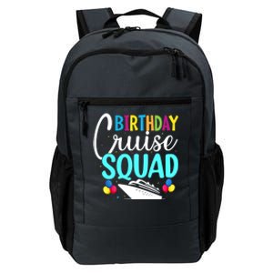 Funny Birthday Cruise Squad Cruising Ship Vacation Party Daily Commute Backpack