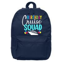 Funny Birthday Cruise Squad Cruising Ship Vacation Party 16 in Basic Backpack