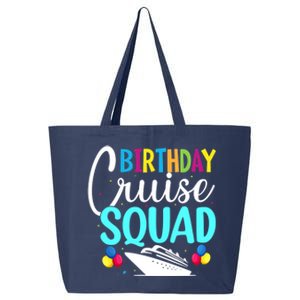 Funny Birthday Cruise Squad Cruising Ship Vacation Party 25L Jumbo Tote