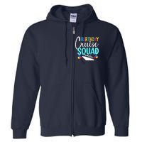 Funny Birthday Cruise Squad Cruising Ship Vacation Party Full Zip Hoodie