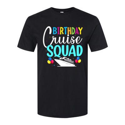 Funny Birthday Cruise Squad Cruising Ship Vacation Party Softstyle CVC T-Shirt