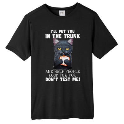 Funny Black Cat Ill Put You In The Trunk Costume Classic Tall Fusion ChromaSoft Performance T-Shirt