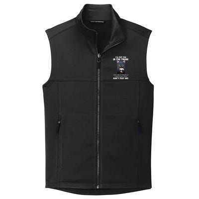 Funny Black Cat Ill Put You In The Trunk Costume Classic Collective Smooth Fleece Vest