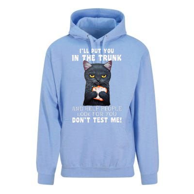 Funny Black Cat Ill Put You In The Trunk Costume Classic Unisex Surf Hoodie