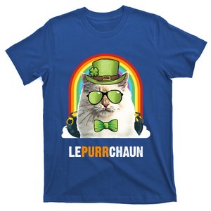 Funny Bir Cat Lepurrchaun St Patricks Day Gift T-Shirt