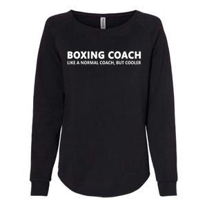 Funny Boxing Coach Definition Boxing Coach Cute Gift Womens California Wash Sweatshirt