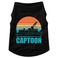 Funny Boating Captoon Pontoon Tritoon Captain Pontoon Boat Doggie Tank