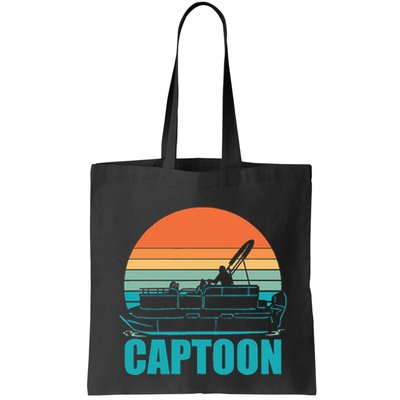 Funny Boating Captoon Pontoon Tritoon Captain Pontoon Boat Bag