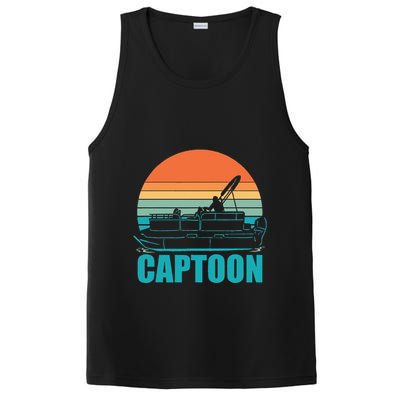 Funny Boating Captoon Pontoon Tritoon Captain Pontoon Boat PosiCharge Competitor Tank