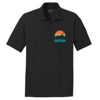 Funny Boating Captoon Pontoon Tritoon Captain Pontoon Boat PosiCharge RacerMesh Polo