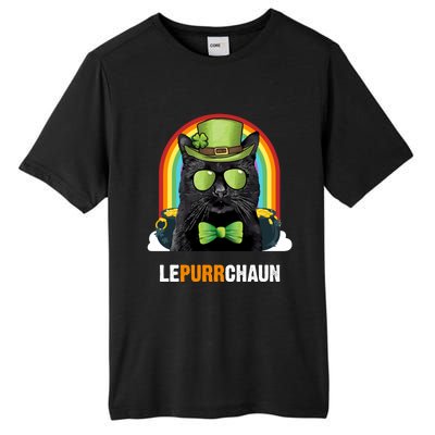 Funny Bombay Cat Lepurrchaun St Patricks Day Gift Tall Fusion ChromaSoft Performance T-Shirt