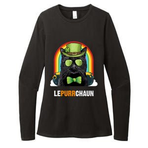 Funny Bombay Cat Lepurrchaun St Patricks Day Gift Womens CVC Long Sleeve Shirt